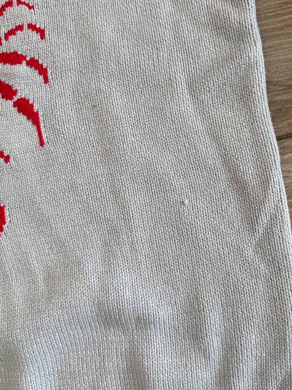 Mighty Fine|Pale Blue Crewneck knit Sweater-Red Lobster Novelty•Coastal Nautical - Picture 15 of 15